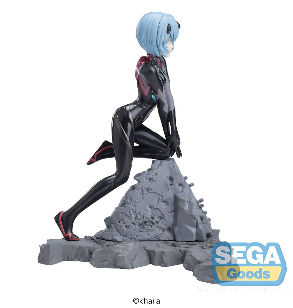 PREORDINE+ CHIUSO 05/2025 Evangelion: 3.0+1.0 Thrice Upon a Time Luminasta PVC Statue Vignetteum: Rei Ayanami 30th Anniversary Ver. 19 cm