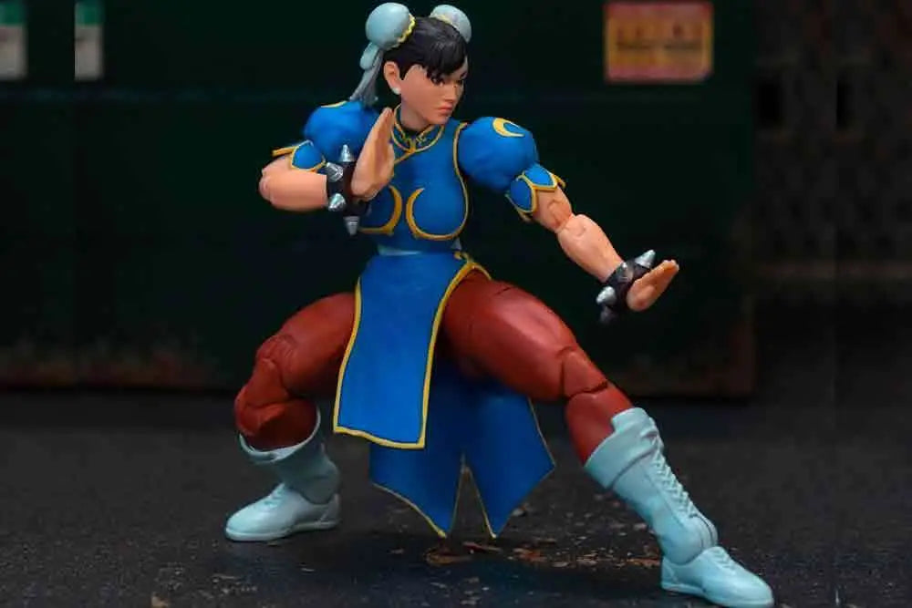 SU ORDINAZIONE STREET FIGHTER 2 CHUN LI BLUE DRESS 1/12 DELUXE ACTION FIGURE