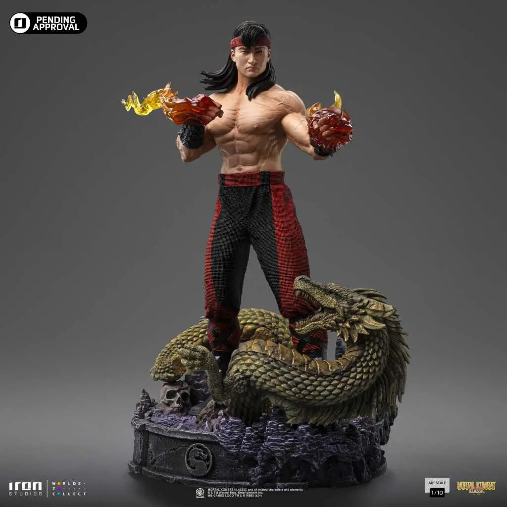 SU ORDINAZIONE MORTAL KOMBAT LIU KANG 1/10 STATUE