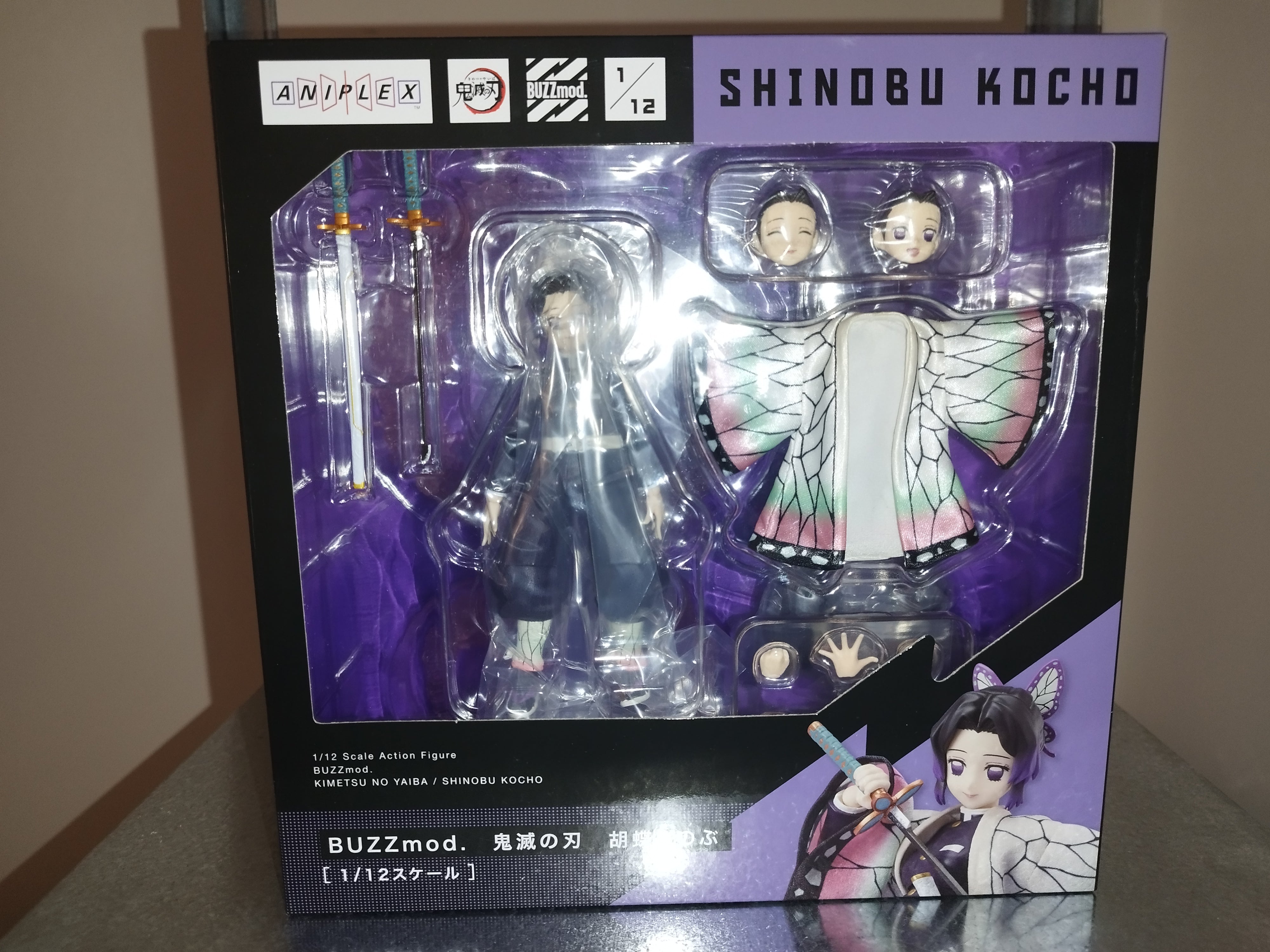 Demon Slayer: Kimetsu no Yaiba BUZZmod Action Figure 1/12 Shinobu Kocho 14 cm