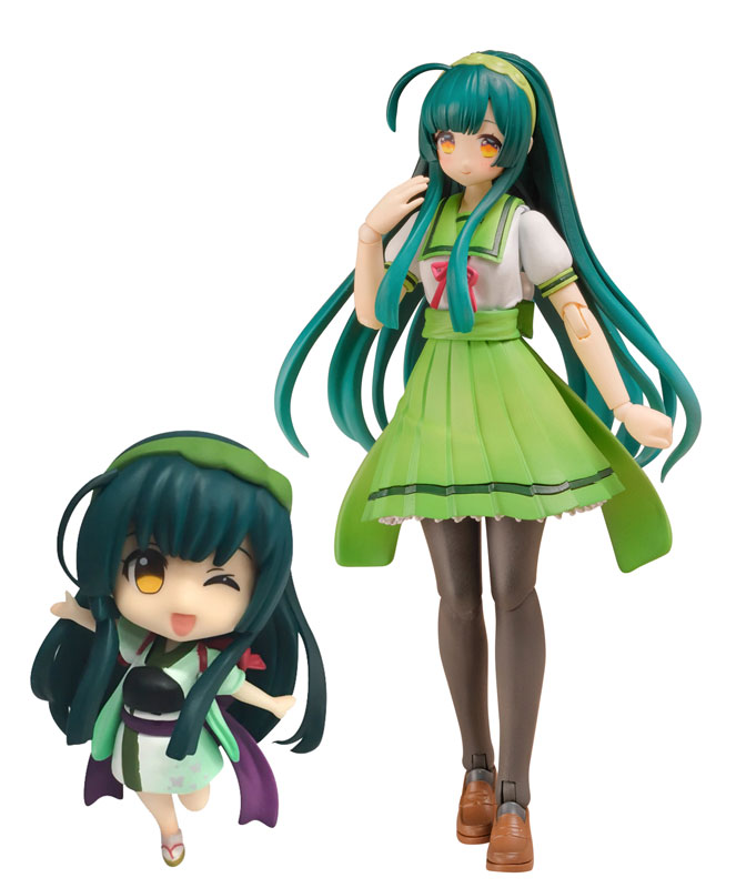 PREORDINE+ 06/2025 Tohoku Zunko Plastic Model Kit 1/12 Plafia Tohoku Zunko Mini Figure Set 13 cm