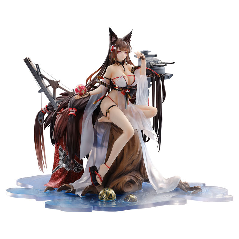 PREORDINE+ 10/2025 Azur Lane Statue 1/7 Amagi Wending Waters Serene Lotus Ver. Acrylic Special Edition w/Display 25 cm