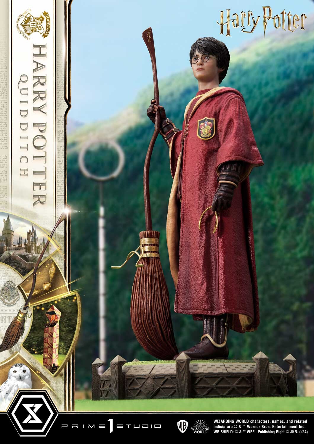 PREORDINE+ 11/2025 Harry Potter Prime Collectibles Statue 1/6 Harry Potter Quidditch Edit. 31 cm
