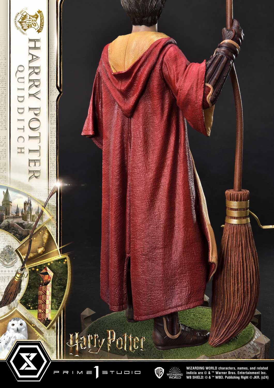 PREORDINE+ 11/2025 Harry Potter Prime Collectibles Statue 1/6 Harry Potter Quidditch Edit. 31 cm