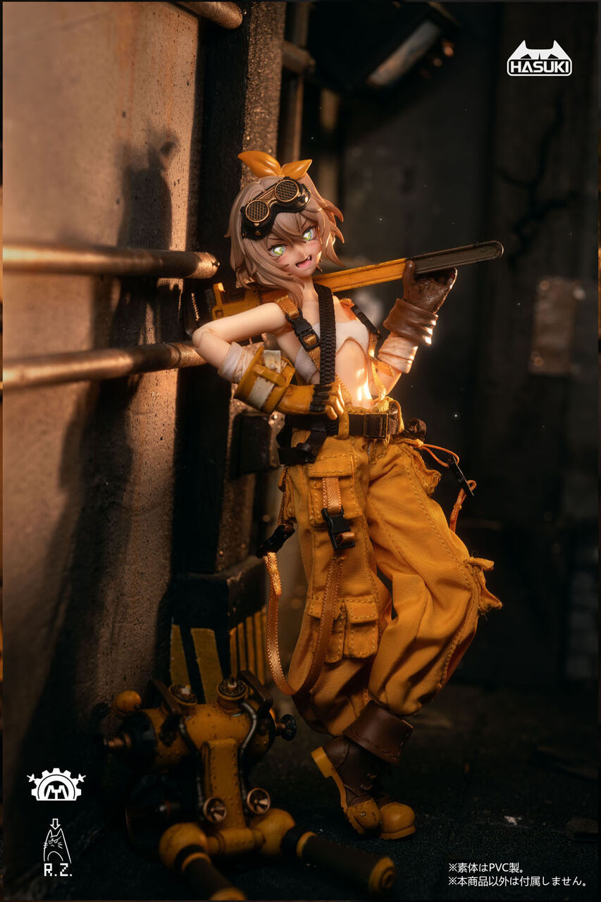 PREORDINE ESAURITO Pocket Art Action Action Figure 1/12 PA007 Mechanic Fiona 15 cm (PREORDINE NON CANCELLABILE)