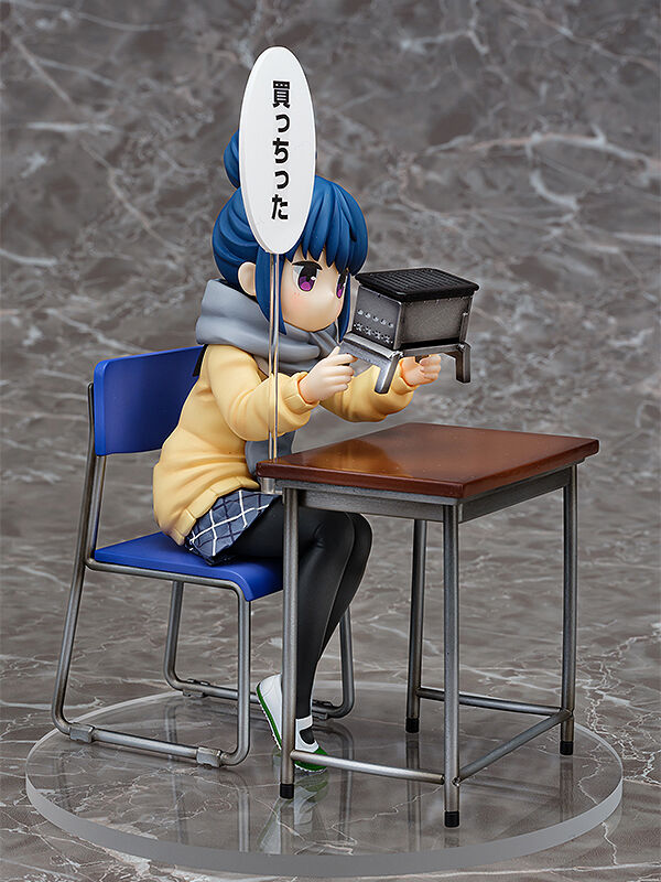 PREORDINE ESAURITO Laid-Back Camp - Rin Shima: Look What I Bought Ver. 14 cm Statue 1/7
