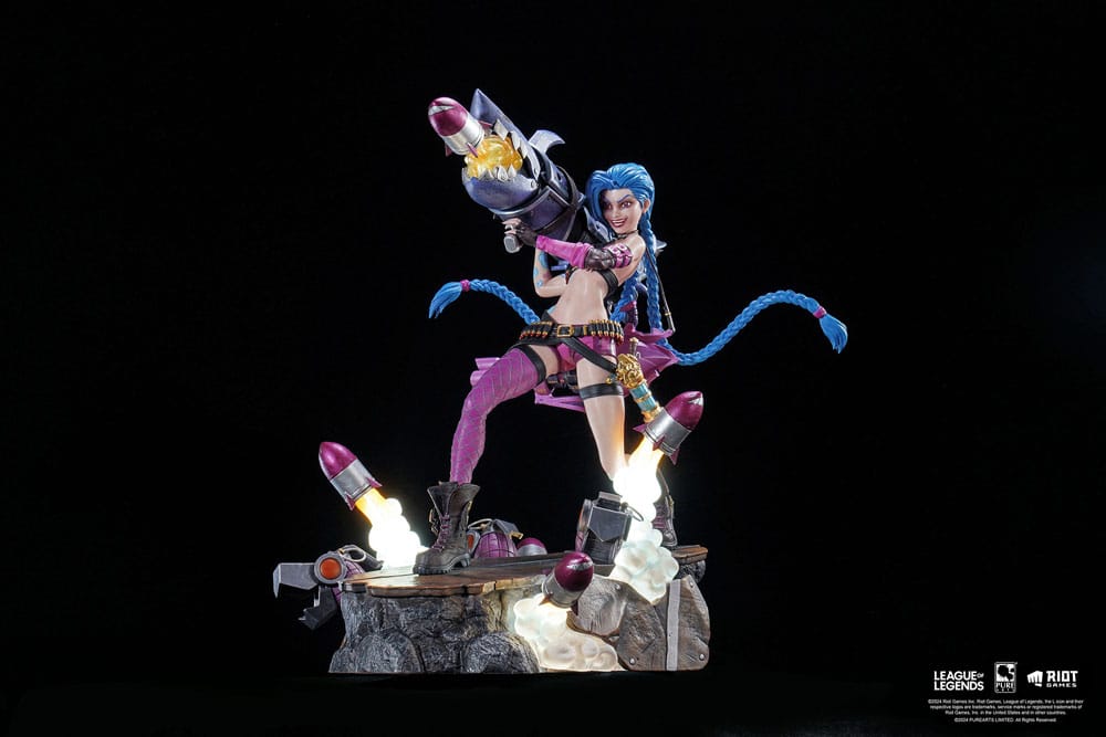 PREORDINE 09/2025 League of Legends Statue 1/6 Jinx 32 cm (PREORDINE NON CANCELLABILE)