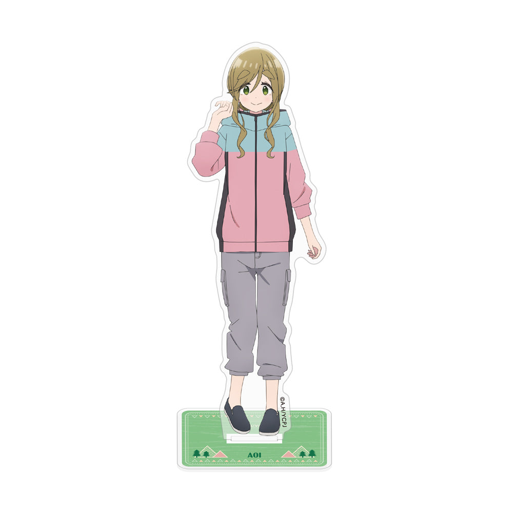 PREORDINE CHIUSO 08/2025 Yuru Camp SEASON 3 Acrylic Stand 14 cm - Deadline 31 MARZO - PREORD. NON CANCELLABILE