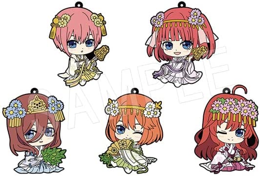PREORDINE CHIUSO CJ Petanko Trading Rubber Strap The Quintessential Quintuplets Shrine Maiden Ver. Vol.2