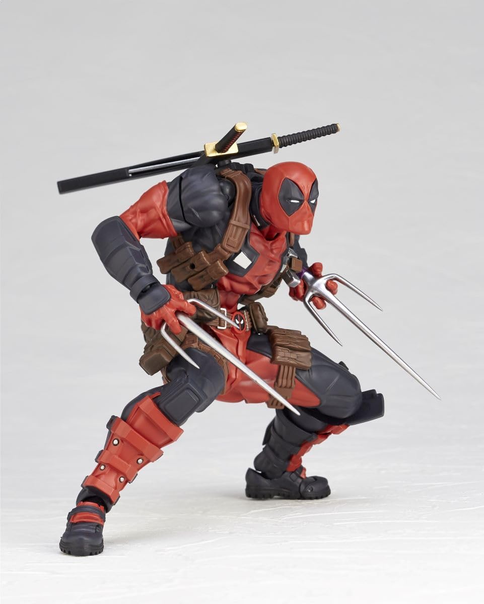 PREORDINE+ 07/2025 Revoltech Amazing Yamaguchi Deadpool Ver.2.5 Action Figure