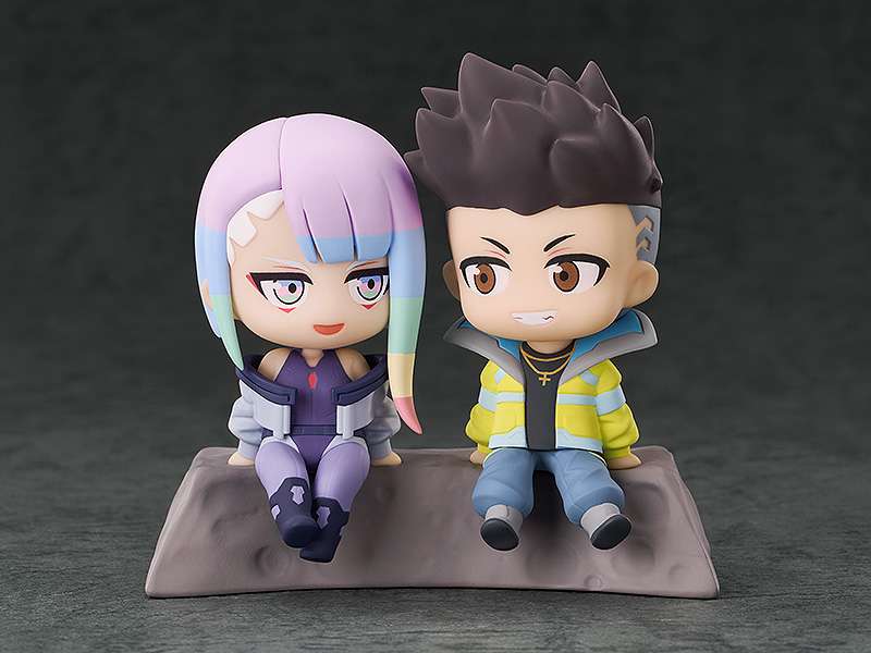 PREORDINE ESAURITO Cyberpunk: Edgerunners Mini-Figure 2-Pack Qset David & Lucy - To The Moon 8 cm