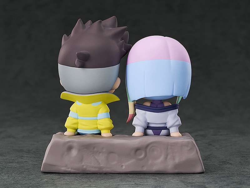 PREORDINE ESAURITO Cyberpunk: Edgerunners Mini-Figure 2-Pack Qset David & Lucy - To The Moon 8 cm