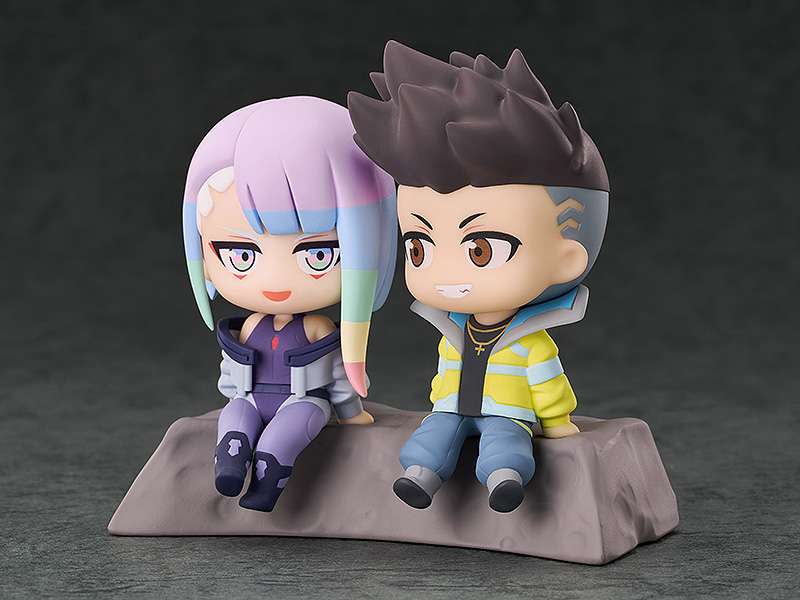 PREORDINE ESAURITO Cyberpunk: Edgerunners Mini-Figure 2-Pack Qset David & Lucy - To The Moon 8 cm