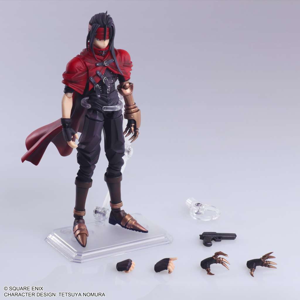 PREORDINE+ 07/2025 Final Fantasy VII Bring Arts Action Figure Vincent Valentine 15 cm