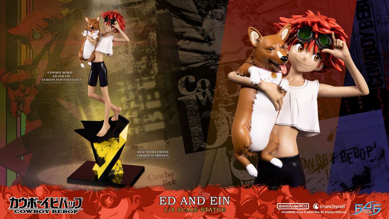 PREORDINE 06/2025 Cowboy Bebop - Ed & Ein 28 cm 1/8 Statue (PREORDINE NON CANCELLABILE)