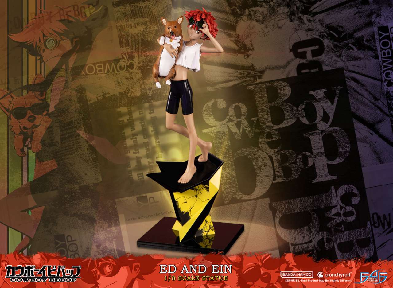 PREORDINE 06/2025 Cowboy Bebop - Ed & Ein 28 cm 1/8 Statue (PREORDINE NON CANCELLABILE)