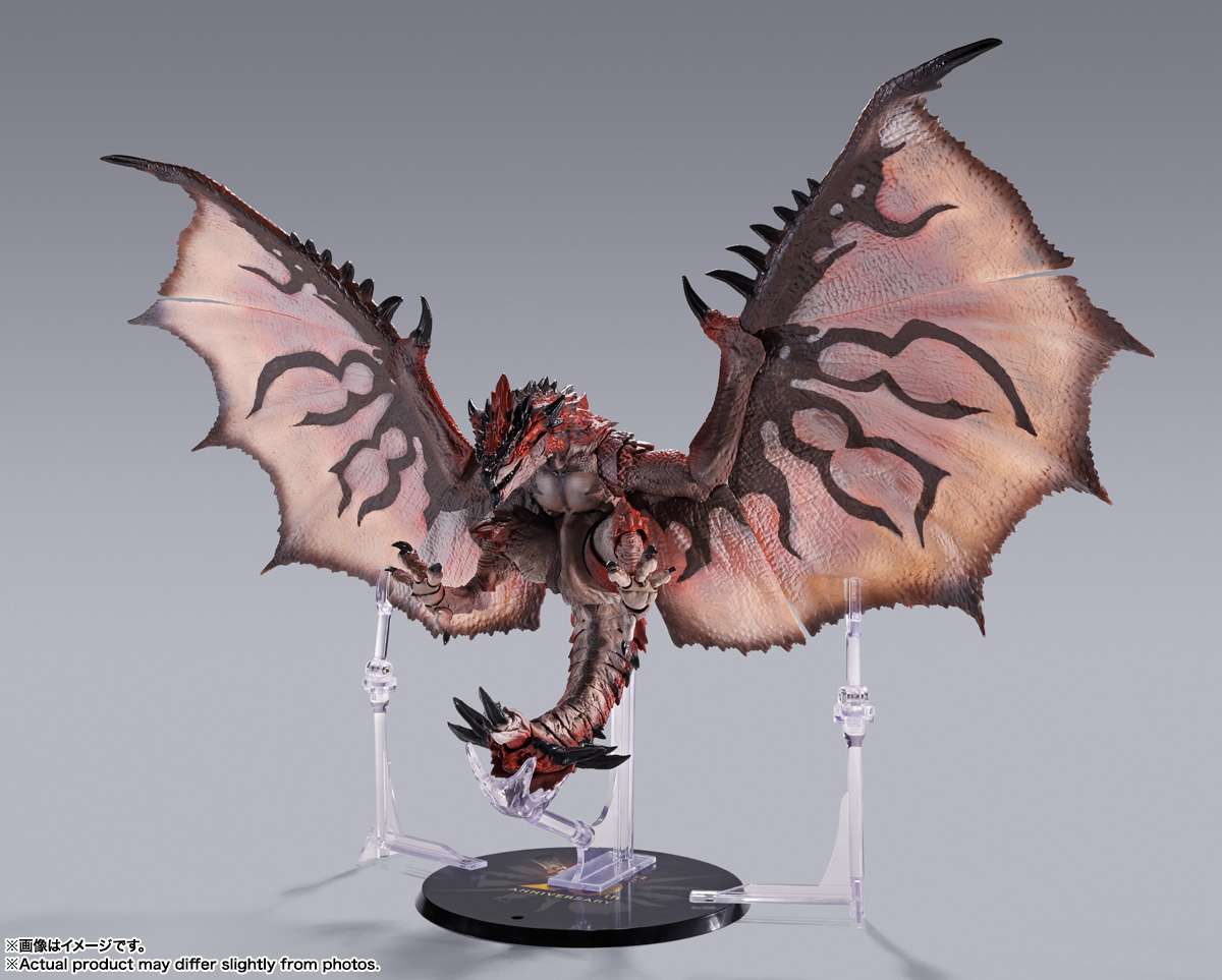 PREORDINE+ ESAURITO Monster Hunter Rathalos - 20th Ann S.H.Monsterarts