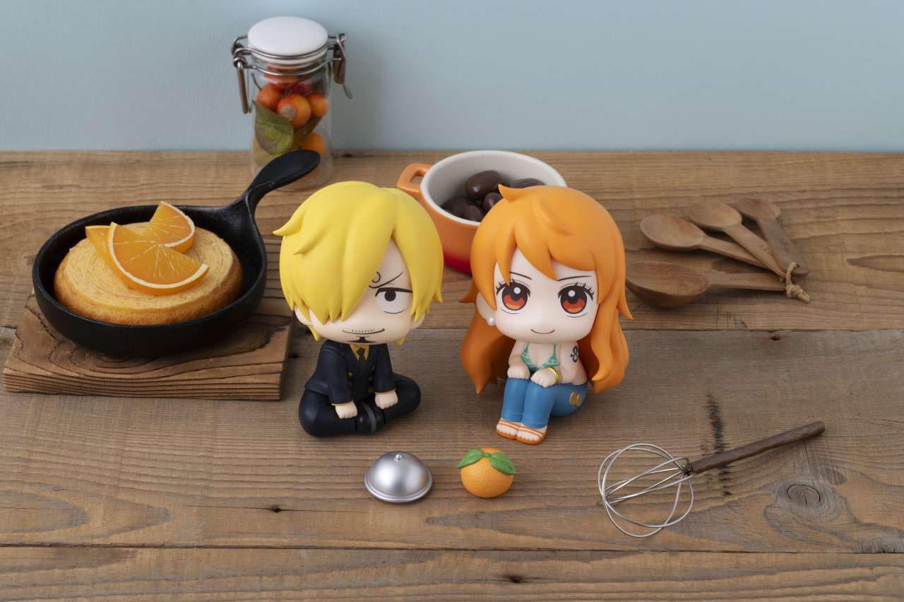 PREORDINE ESAURITO One Piece Look Up Figures Nami & Sanji 11 cm (with gift) (H)