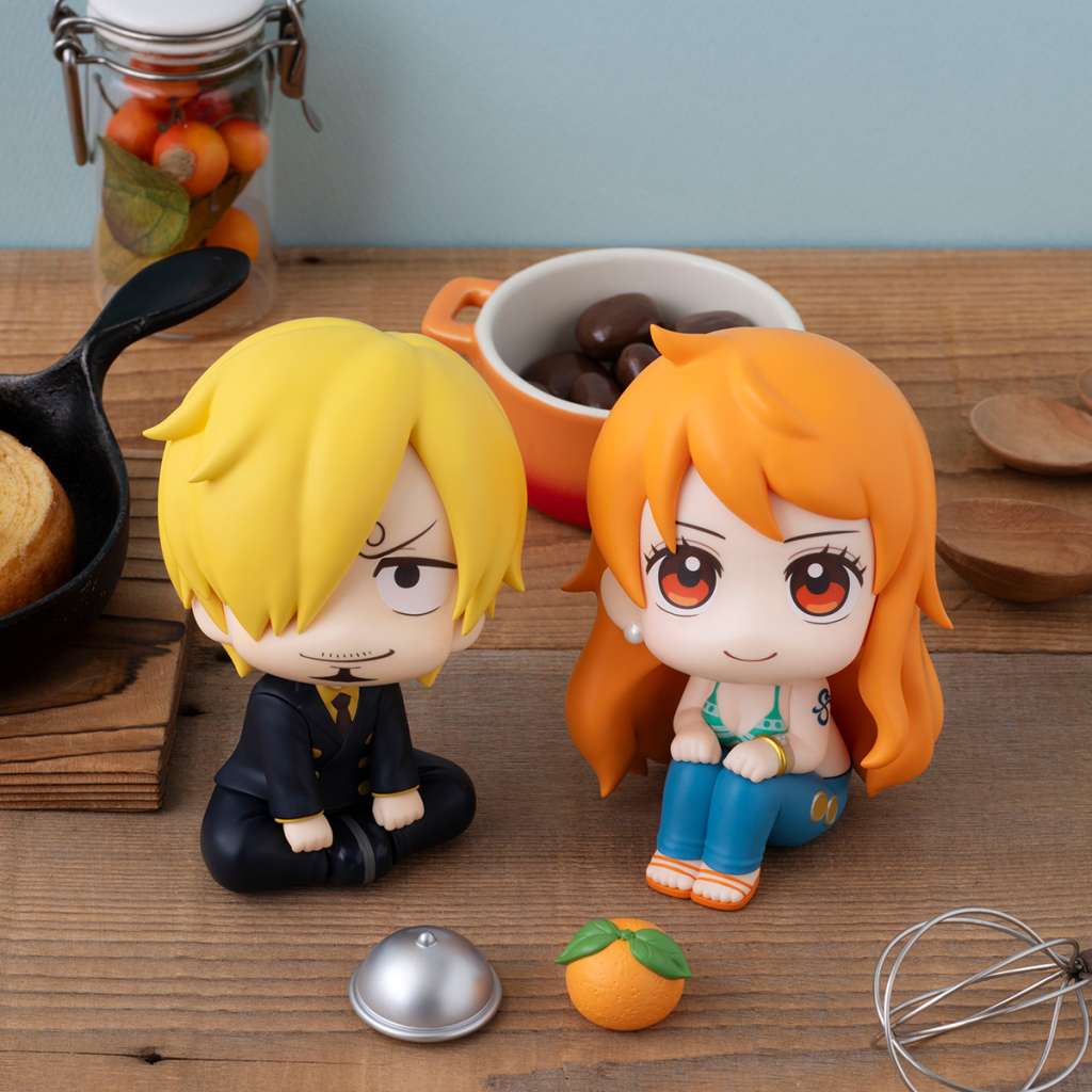 PREORDINE ESAURITO One Piece Look Up Figures Nami & Sanji 11 cm (with gift) (H)