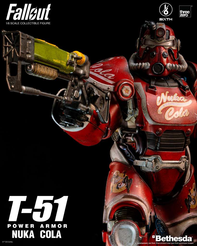 PREORDINE ESAURITO Fallout T-51 Nuka Cola Power Armor 1/6 Action Figure (PREORDINE NON CANCELLABILE)