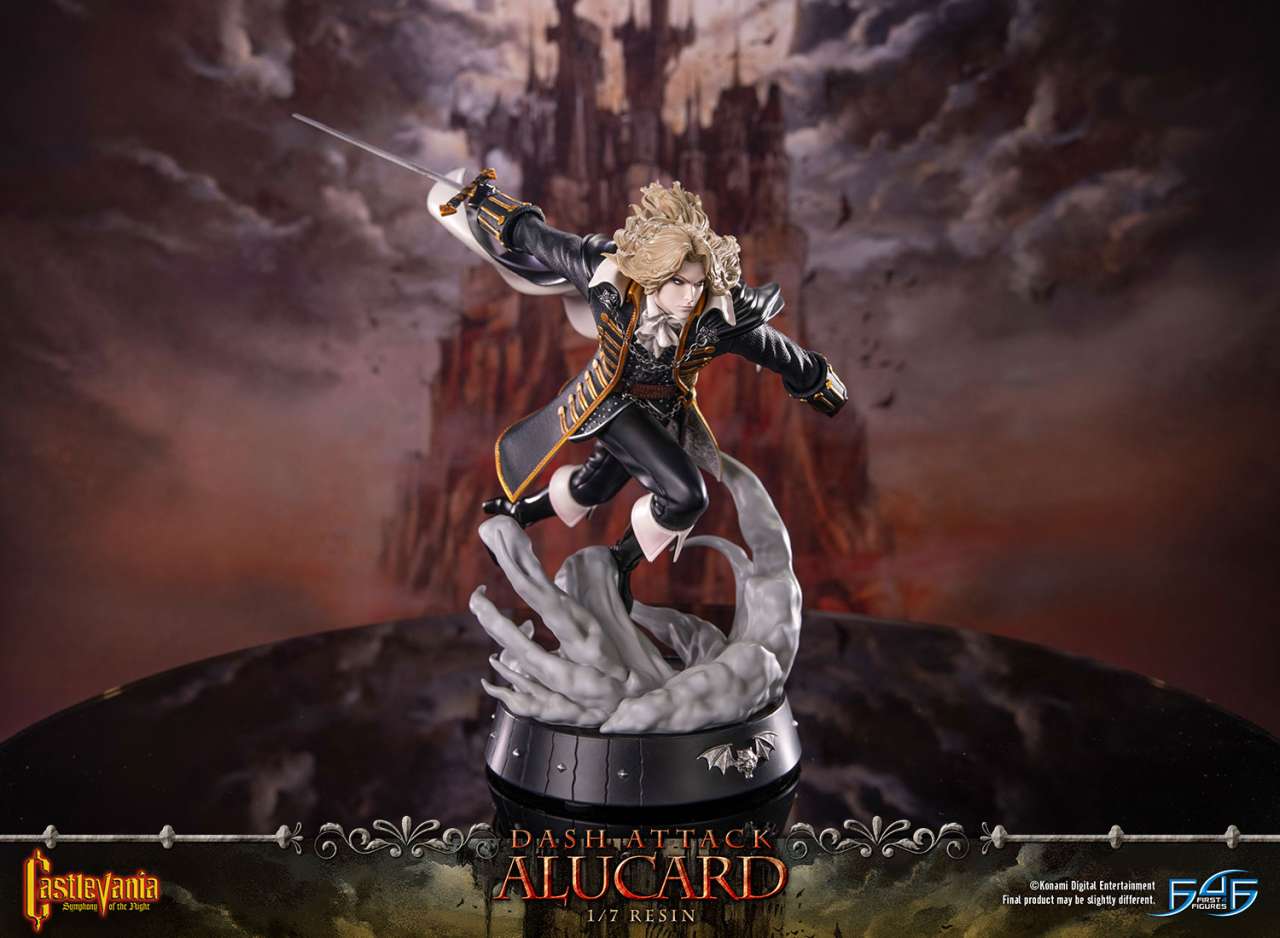 PREORDINE CHIUSO 10/2025 Castlevania Symphony Of The Night Dash Attack Alucard Statue (PREORDINE NON CANCELLABILE)