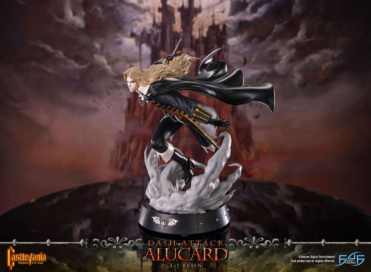 PREORDINE CHIUSO 10/2025 Castlevania Symphony Of The Night Dash Attack Alucard Statue (PREORDINE NON CANCELLABILE)