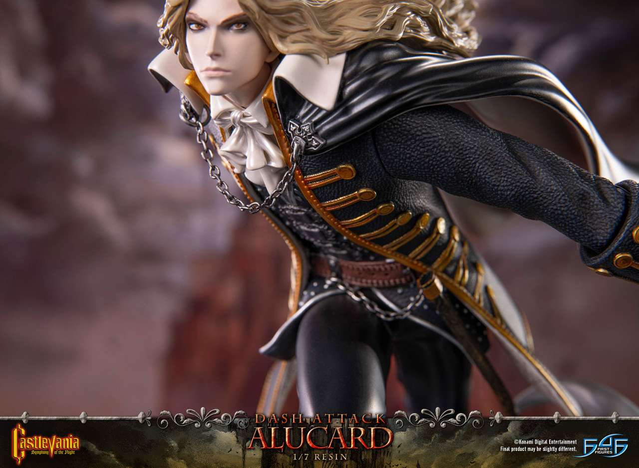 PREORDINE CHIUSO 10/2025 Castlevania Symphony Of The Night Dash Attack Alucard Statue (PREORDINE NON CANCELLABILE)