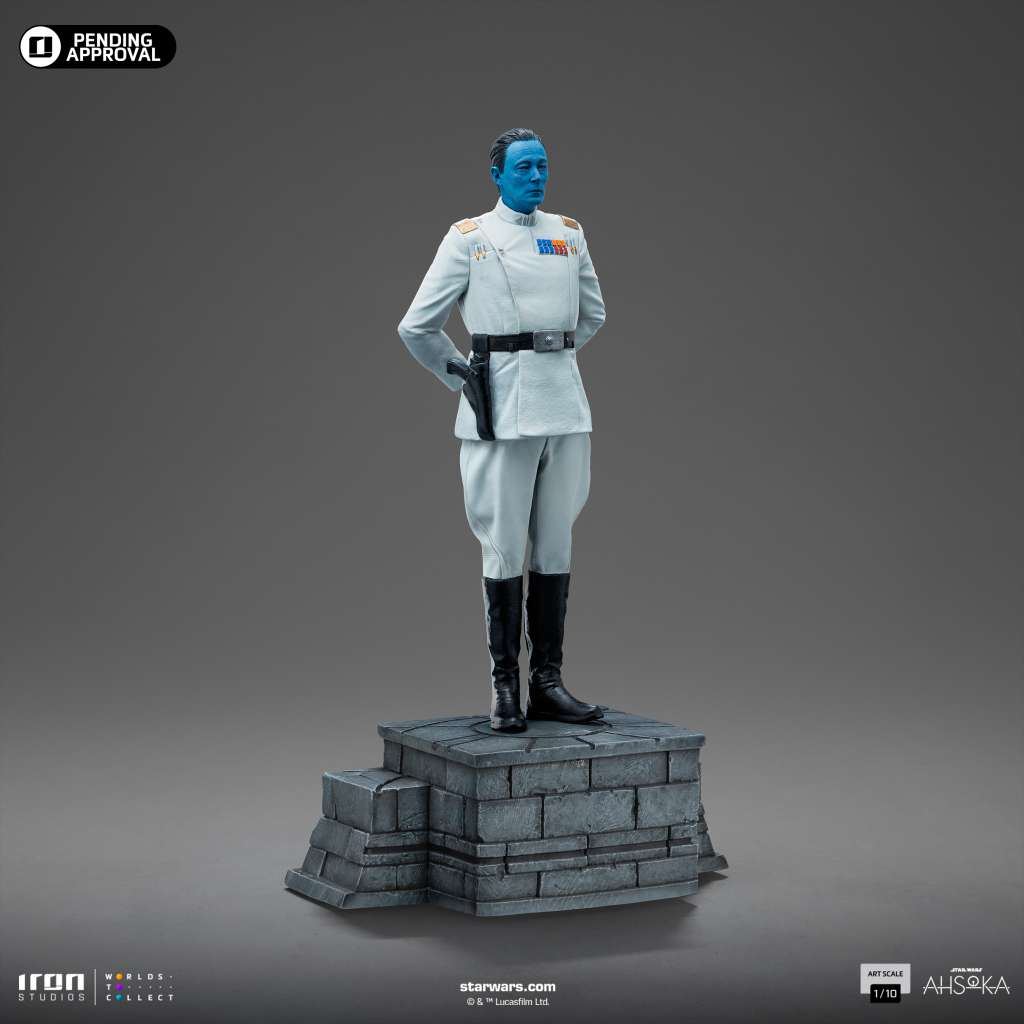 PREORDINE CHIUSO 03/2025 Star Wars Ashoka Grand Admiral Thrawn 1/10 Statue (PREORDINE NON CANCELLABILE)
