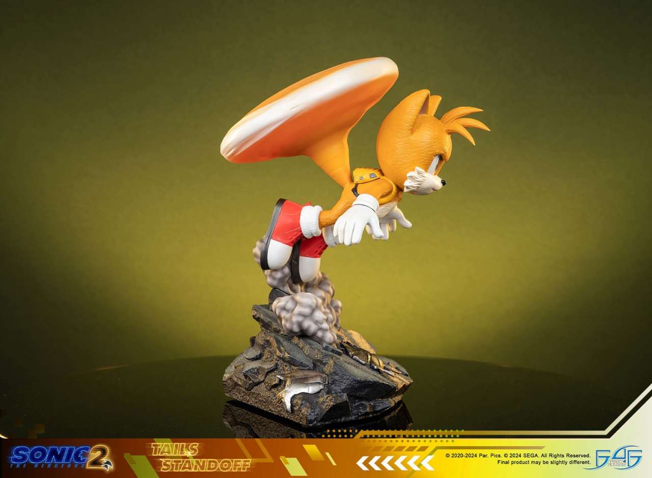 PREORDINE CHIUSO 03/2025 Sonic 2 Tails Standoff Statue 32 cm (PREORDINE NON CANCELLABILE)