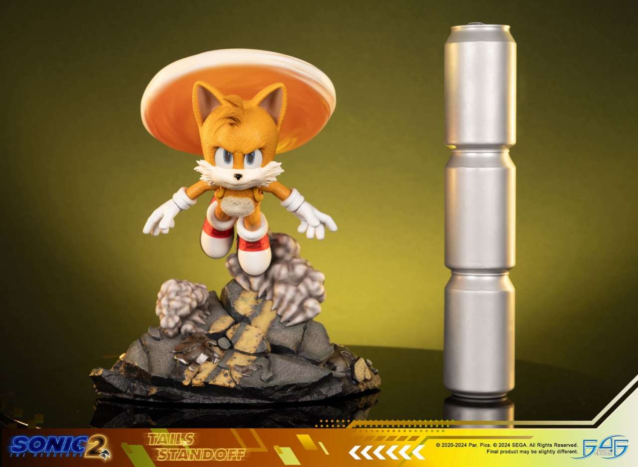 PREORDINE CHIUSO 03/2025 Sonic 2 Tails Standoff Statue 32 cm (PREORDINE NON CANCELLABILE)