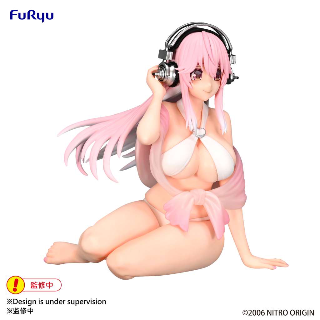 PREORDINE+ ESAURITO Super Sonico Noodle Stopper Figure Super Sonico Summer Memories Ver. 11 cm (H)