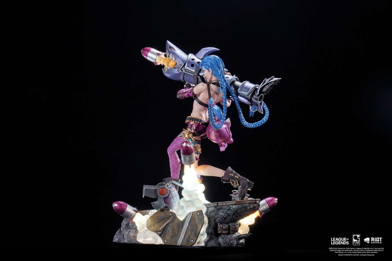 PREORDINE 09/2025 League of Legends Statue 1/6 Jinx 32 cm (PREORDINE NON CANCELLABILE)