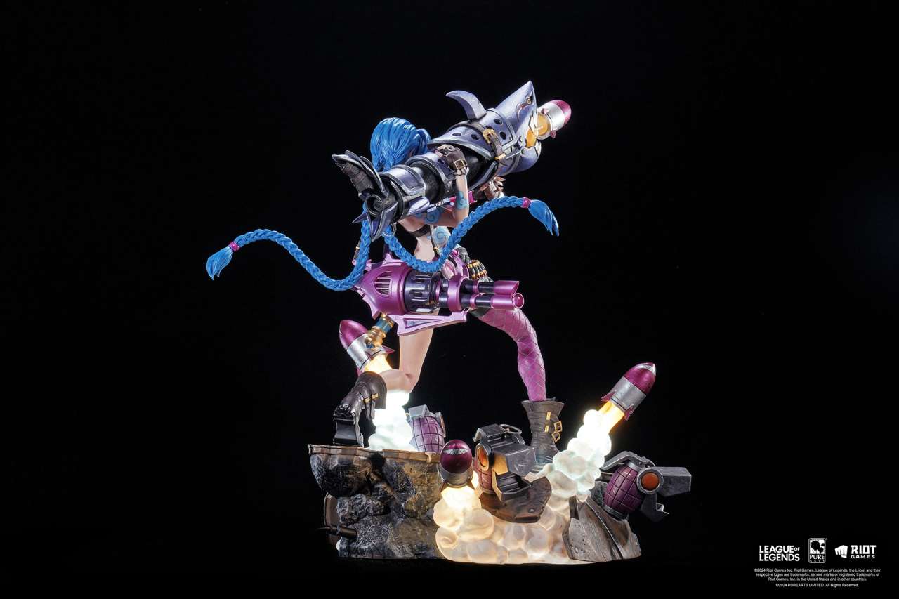PREORDINE 09/2025 League of Legends Statue 1/6 Jinx 32 cm (PREORDINE NON CANCELLABILE)