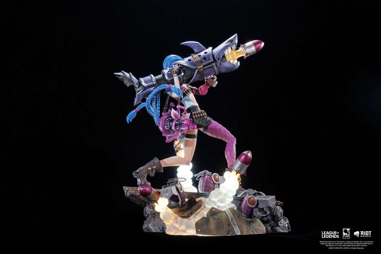 PREORDINE 09/2025 League of Legends Statue 1/6 Jinx 32 cm (PREORDINE NON CANCELLABILE)