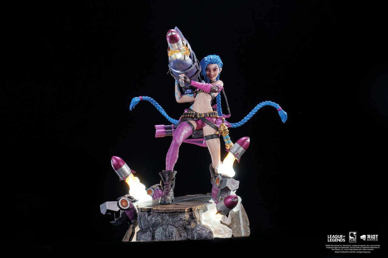 PREORDINE 09/2025 League of Legends Statue 1/6 Jinx 32 cm (PREORDINE NON CANCELLABILE)