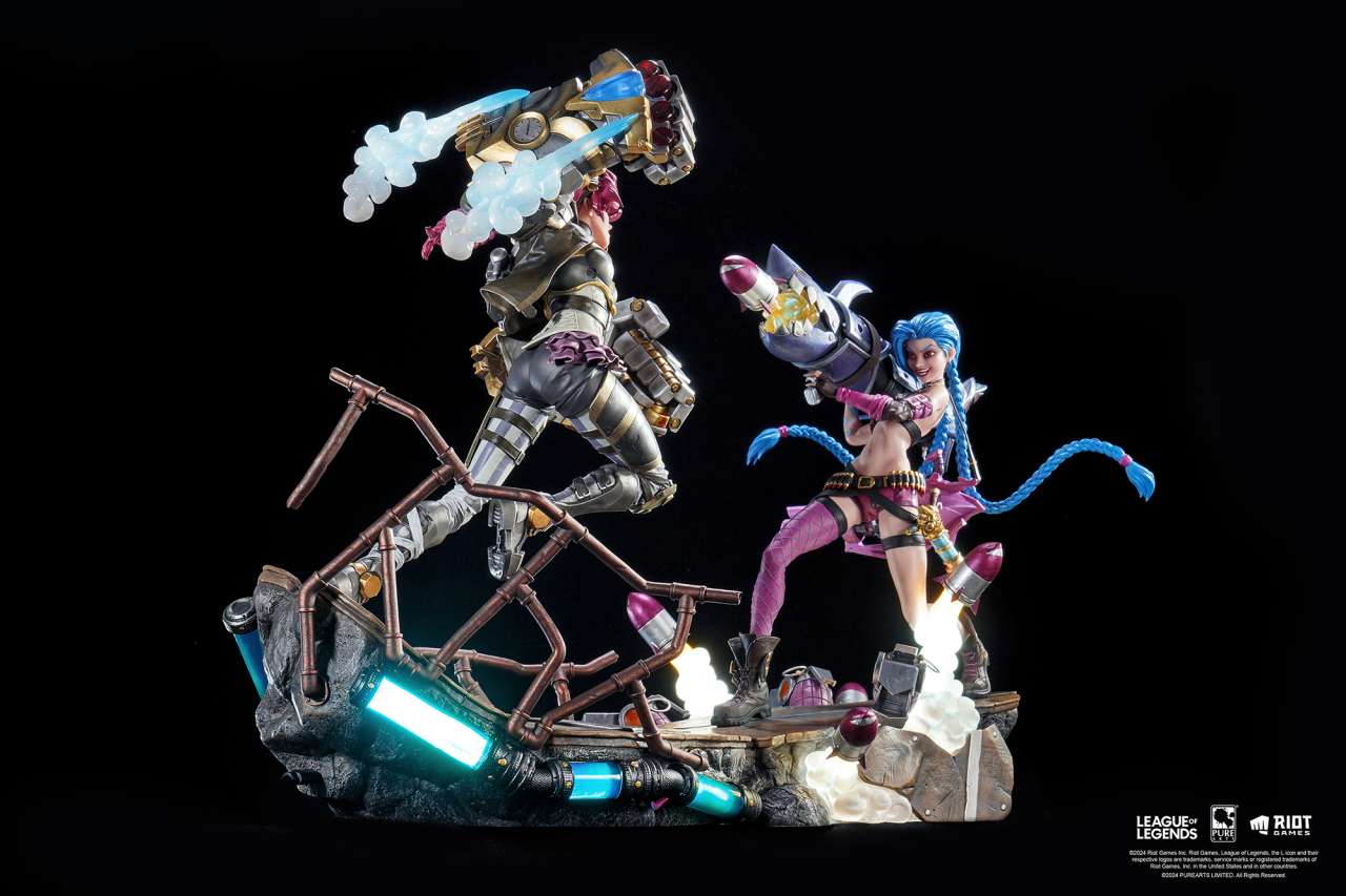 PREORDINE 09/2025 League of Legends Statues 1/6 2-Pack Vi & Jinx (PREORDINE NON CANCELLABILE)