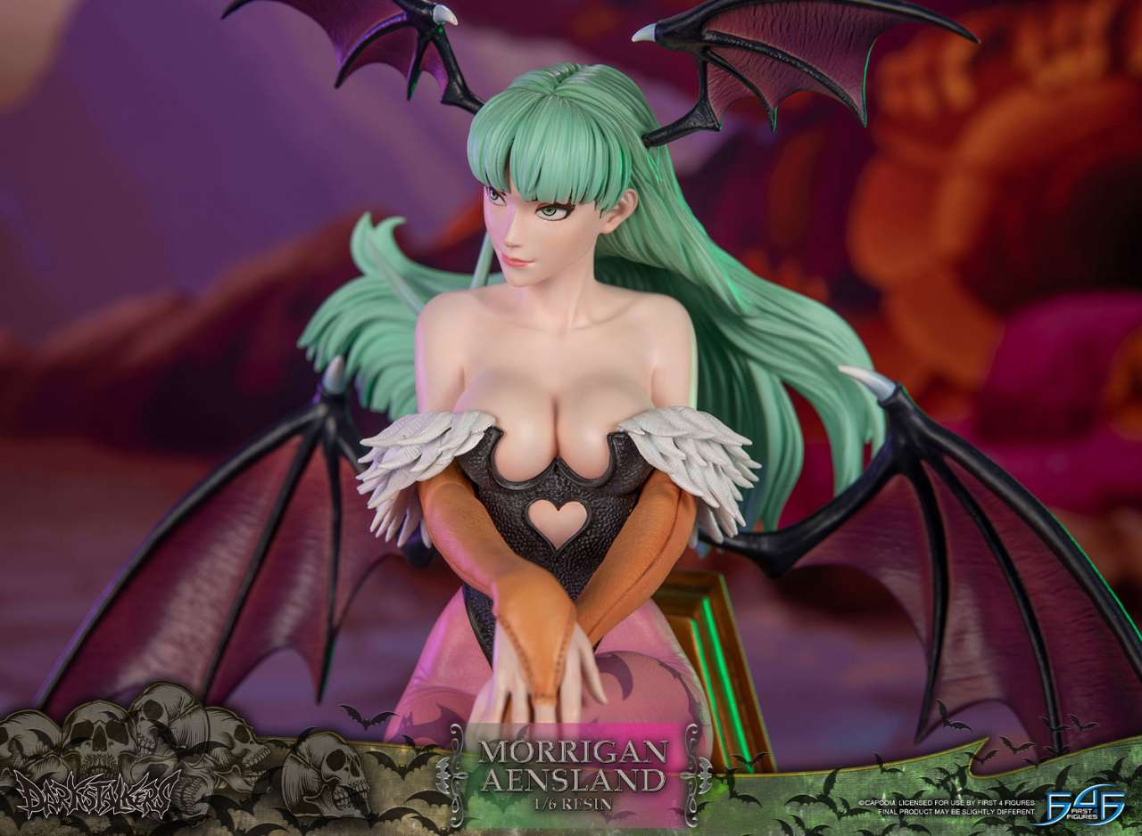 PREORDINE 09/2025 Darkstalkers Morrigan Aensland 1/6 Resin Statue (PREORDINE NON CANCELLABILE)