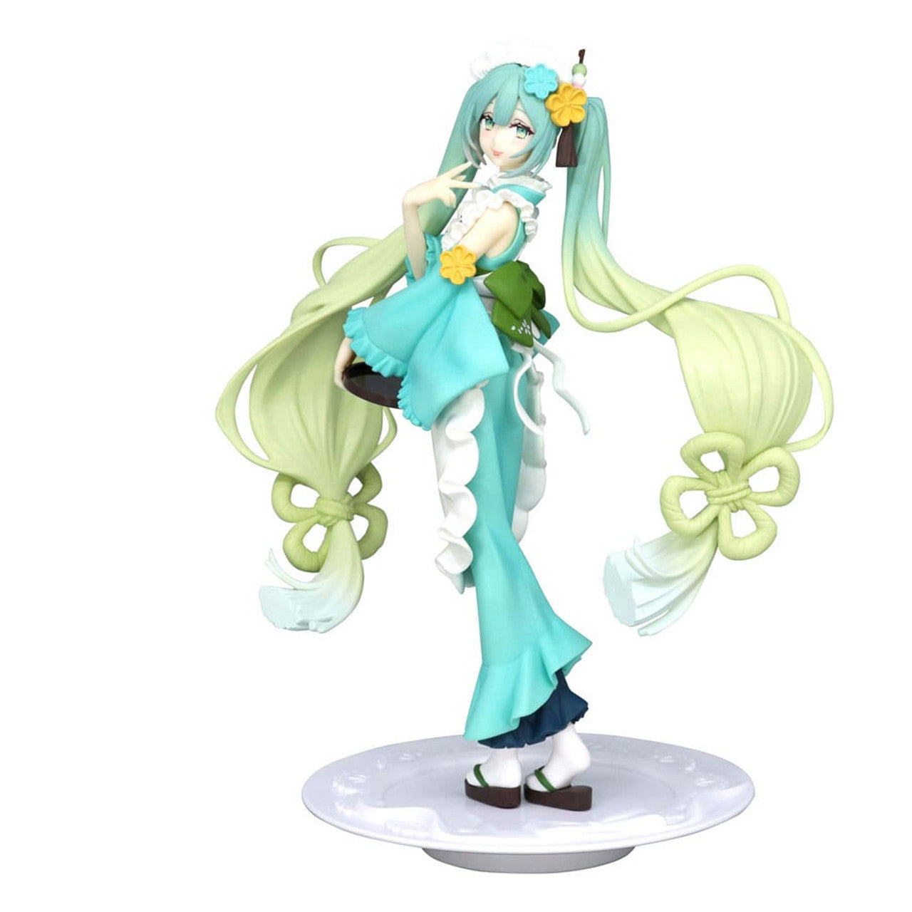 PREORDINE ESAURITO Hatsune Miku Exceed Creative Figure Matcha Green Tea Parfait Mint Ver. 21 cm (PREORD. SECONDA CHANCE)