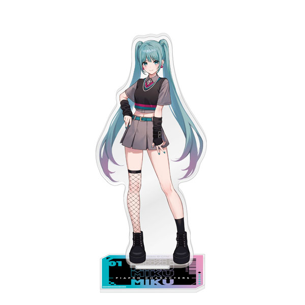 PREORDINE CHIUSO CJ Hatsune Miku x THE GUEST cafe & diner Collaboration Cafe Acrylic Stand / Hatsune Miku DL 30/05