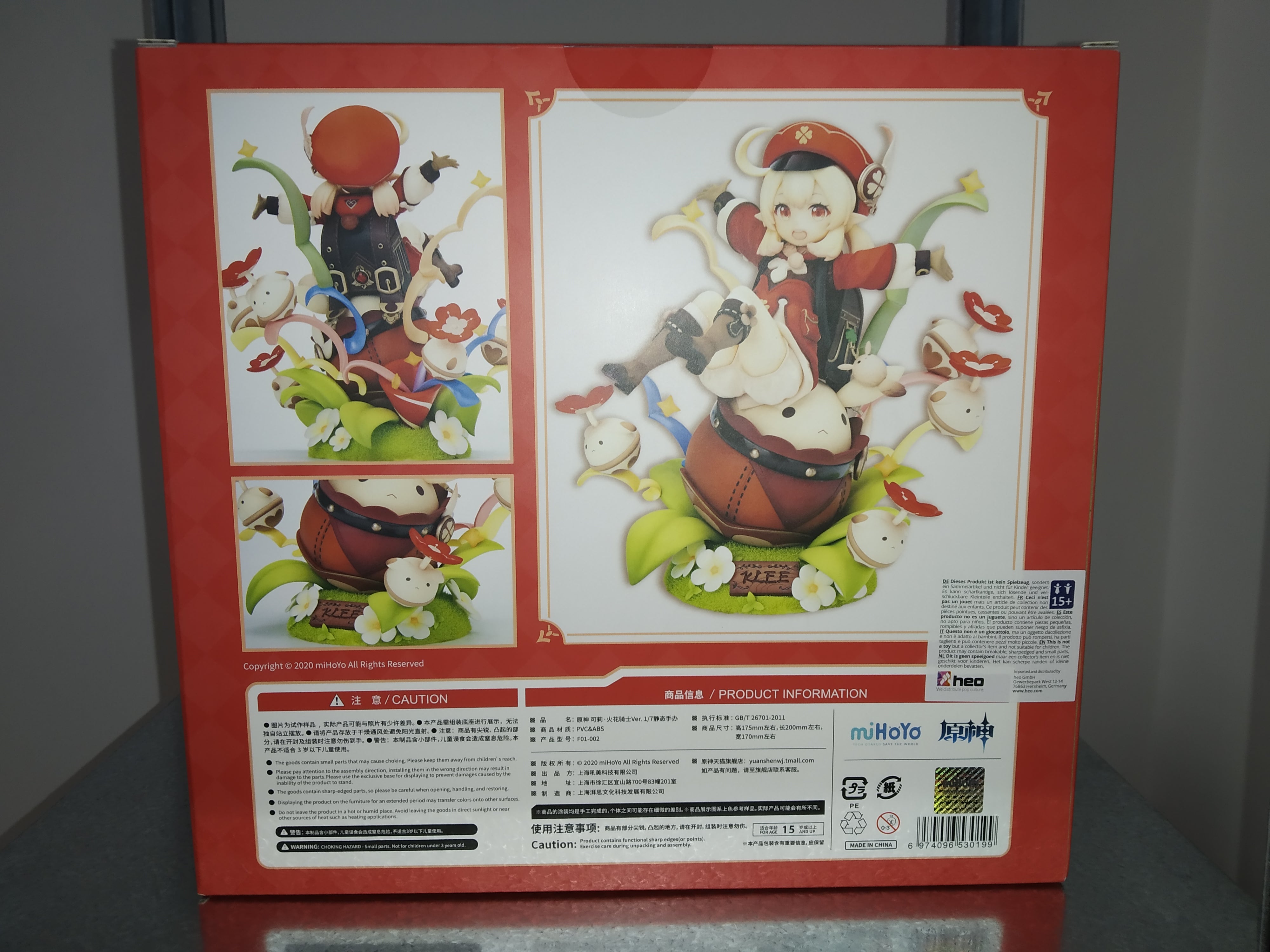 Genshin Impact PVC Statue 1/7 Klee the Spark Knight 18 cm