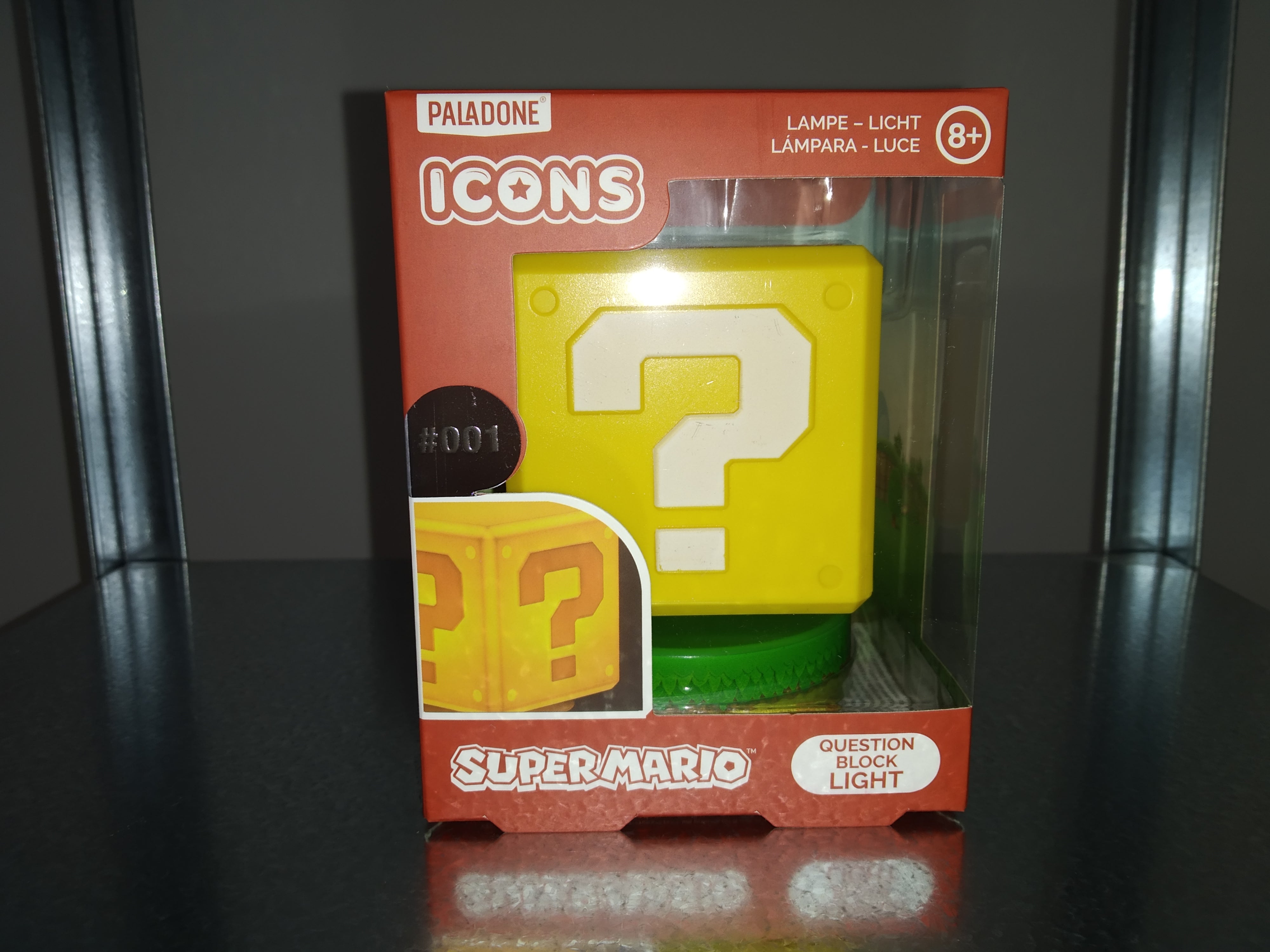 Lampada Super Mario 3D Question Block 10 cm