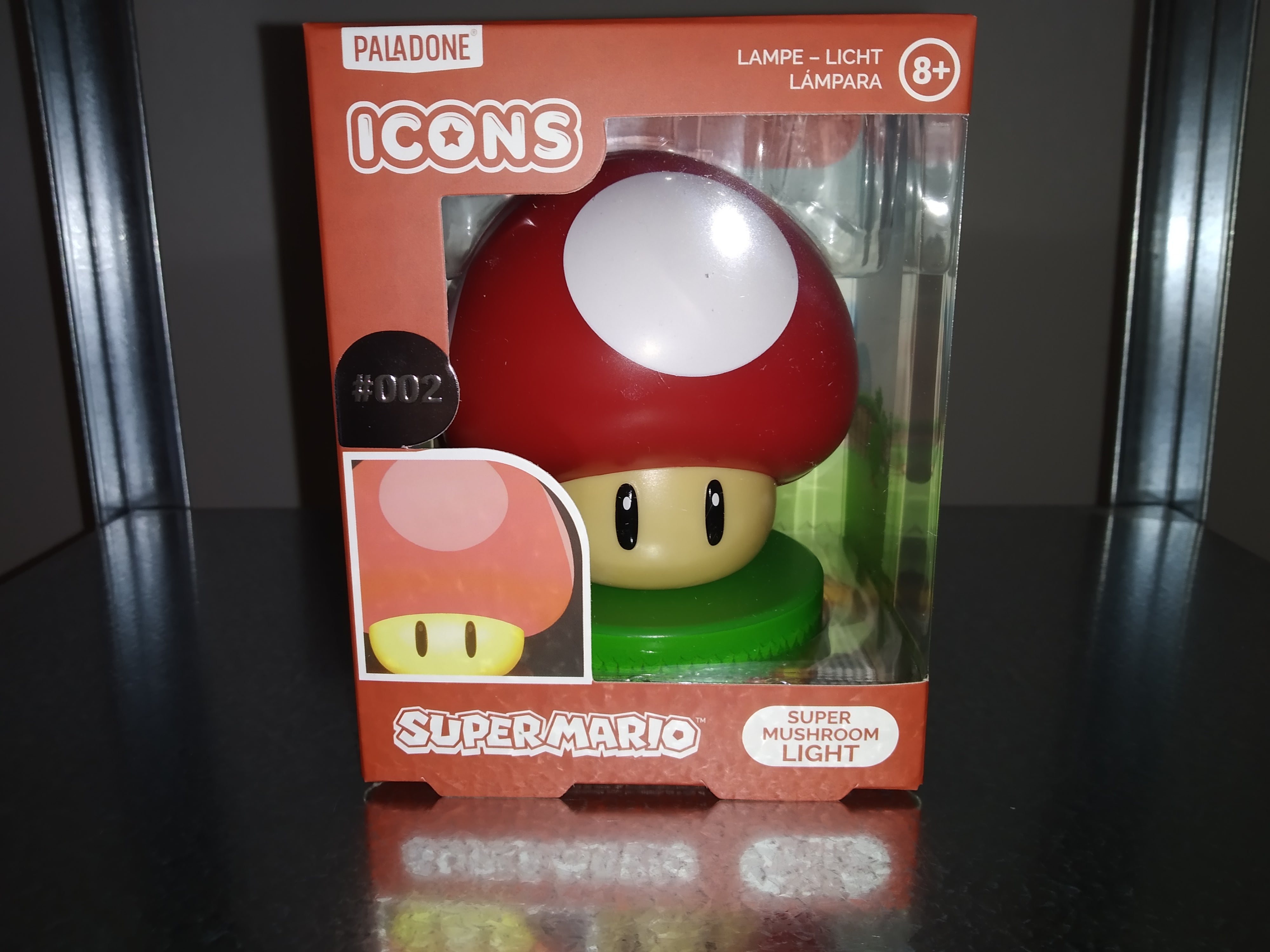 Lampada Super Mario 3D Mushroom 10 cm
