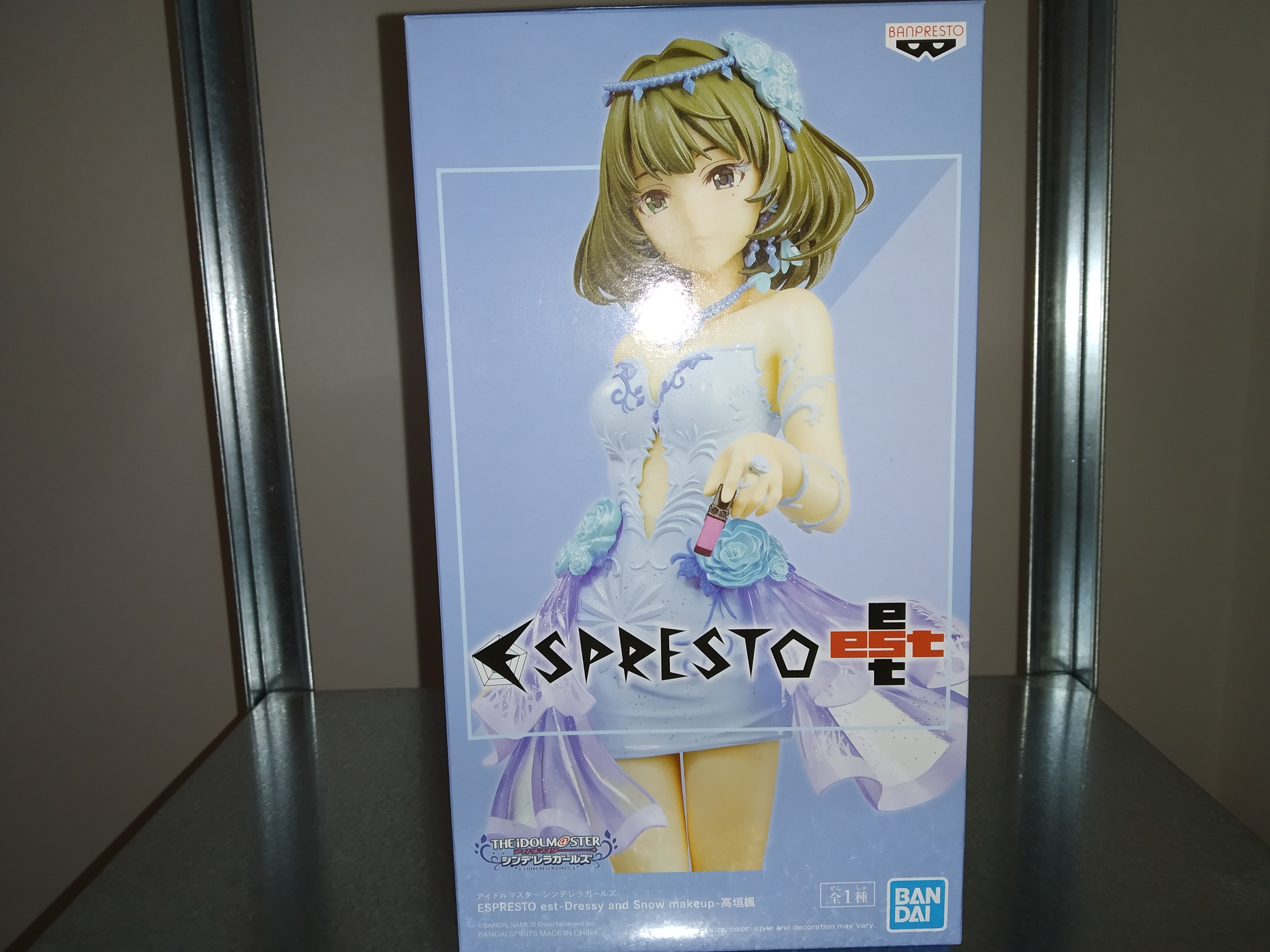 The Idolmaster Cinderella Girls Espresto Statue est-Dressy and Snow MakeUp Kaede Takagaki 22 cm