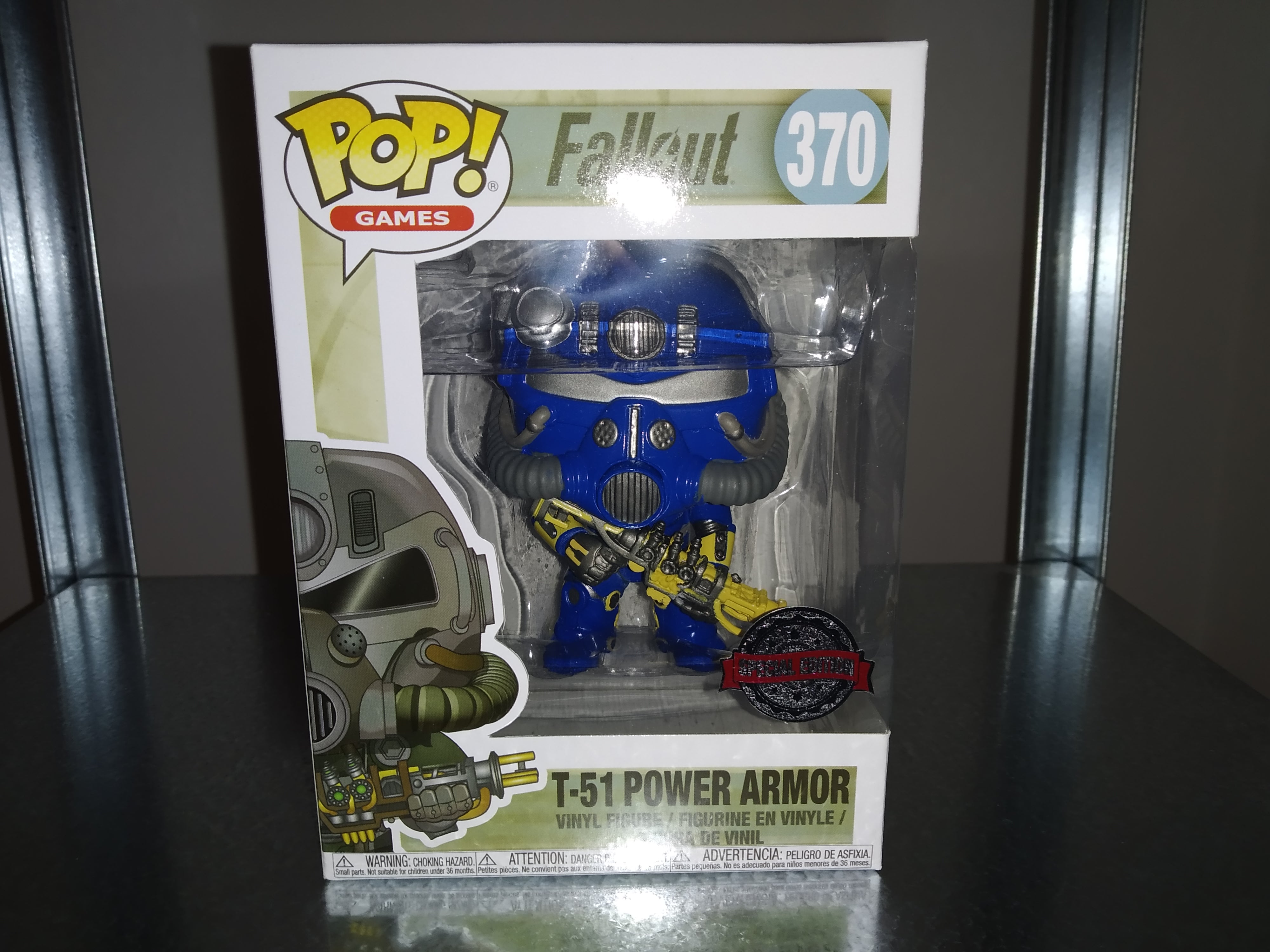 POP Figure Fallout Power Armor Vault Tec Exclusive ~ Fallout