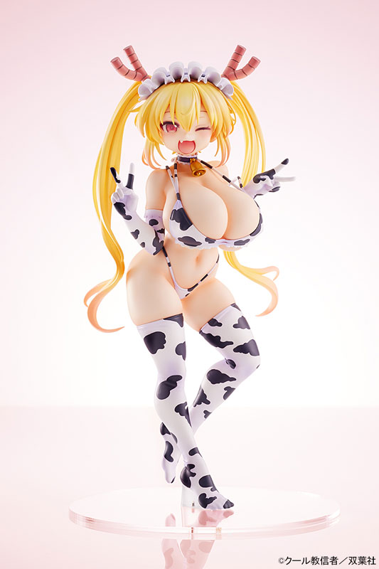 PREORDINE 11/2025 Miss Kobayashi´s Dragon Maid Statue 1/7 Tohru Cow Pattern Bikini Ver. 25 cm (PREORDINE NON CANCELLABILE)