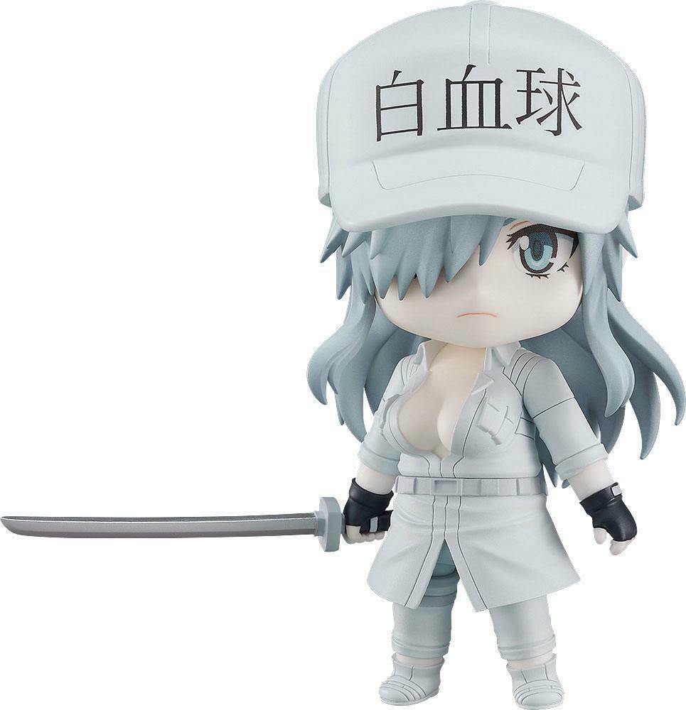 IN STOCK Cells at Work! Code Black Nendoroid Action Figure White Blood Cell Neutrophil 1196 10 cm