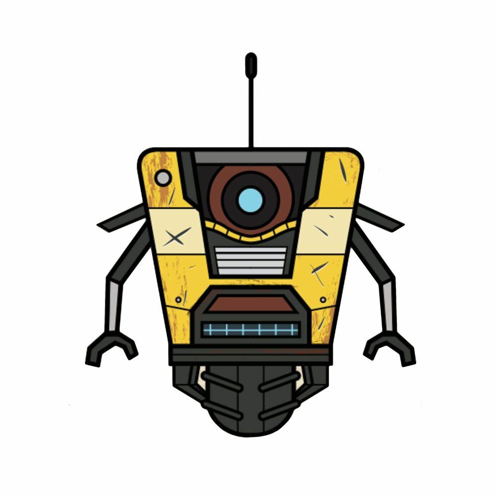 Borderlands 3 Stubbins Peluche Figure Claptrap 16 cm