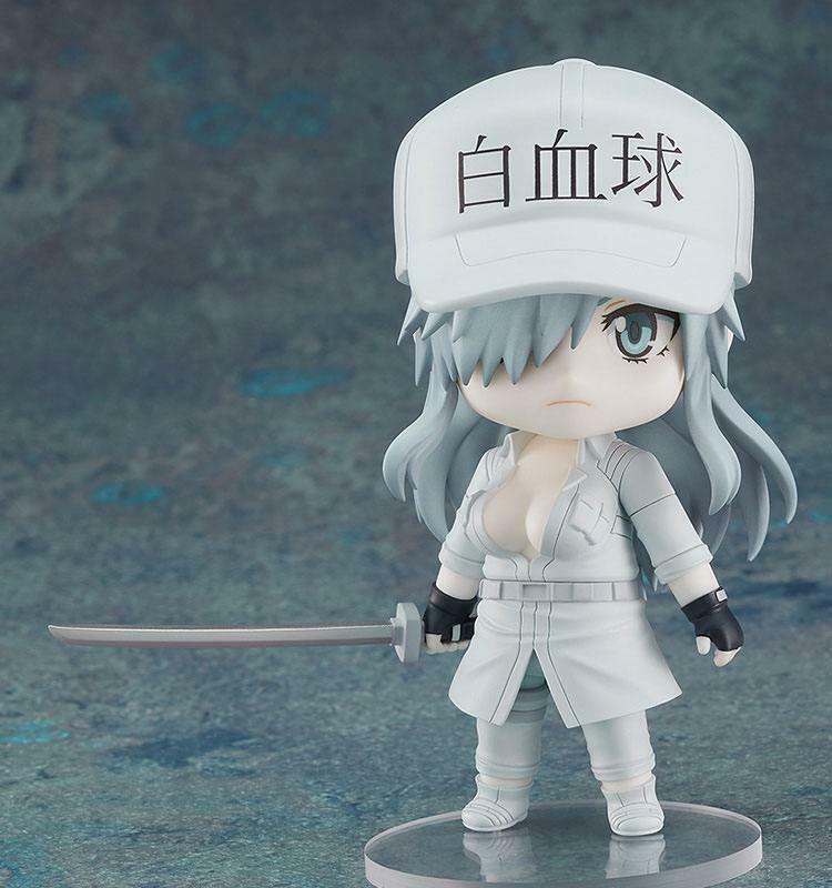 IN STOCK Cells at Work! Code Black Nendoroid Action Figure White Blood Cell Neutrophil 1196 10 cm