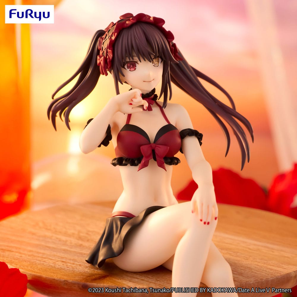 PREORDINE+ CHIUSO 05/2025 Date A Live Noodle Stopper Figure Kurumi Tokisaki Swimsuit Ver. 15 cm