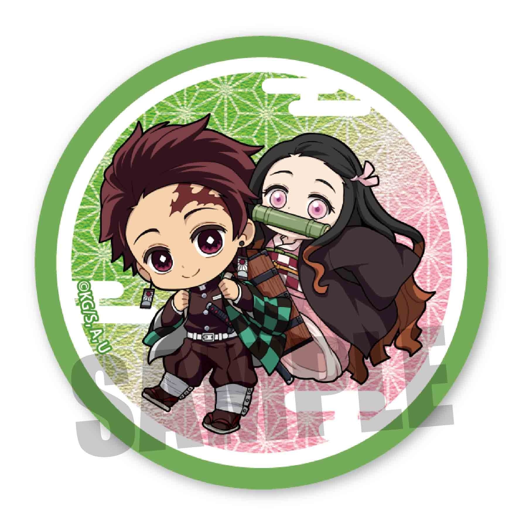IN STOCK Nezuko to Issho Can Badge Demon Slayer: Kimetsu no Yaiba: Tanjiro & Nezuko Kamado
